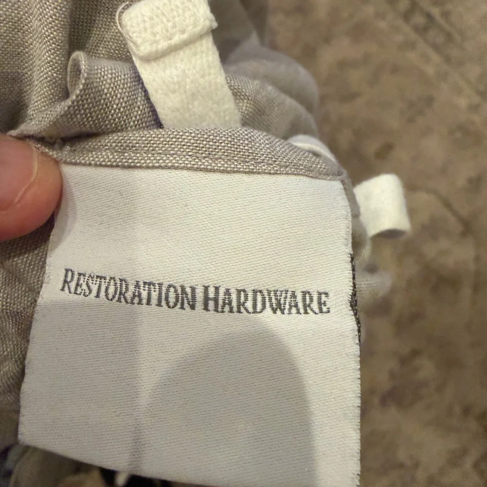 Restoration Hardware Tan Duvet Cover